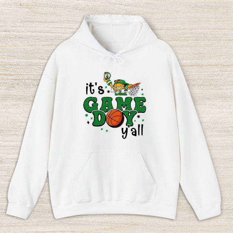 Garfield X Its Game Day Yall X Boston Celtics Team Unisex Hoodie TBH1481