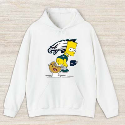 Homer Simpson X Funny X Philadelphia Eagles Team X Nfl X American Football Unisex Pullover Hoodie TBH1394