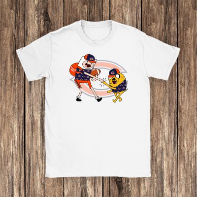 Jake The Dog  Finn X Chicago Bears Team X Nfl X American Football Unisex T-Shirt TBT1363