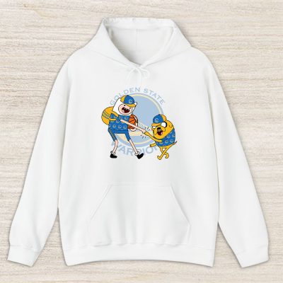 Jake The Dog  Finn X Golden State Warriors Team X Nba X Basketball Unisex Pullover Hoodie TBH1347