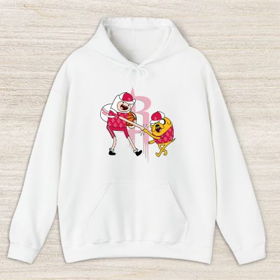 Jake The Dog  Finn X Houston Rockets Team X Nba X Basketball Unisex Pullover Hoodie TBH1353