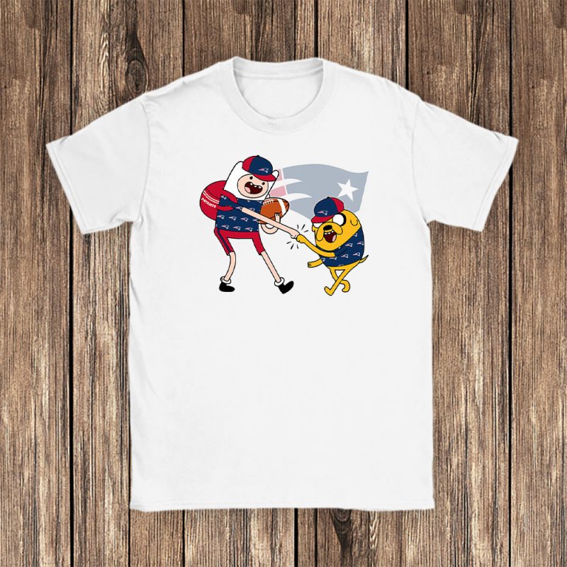 Jake The Dog  Finn X New England Patriots Team X Nfl X American Football Unisex T-Shirt TBT1359