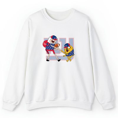 Jake The Dog  Finn X New York Giants Team X Nfl X American Football Unisex Sweatshirt TBS1362
