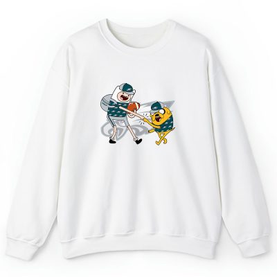 Jake The Dog  Finn X Philadelphia Eagles Team X Nfl X American Football Unisex Sweatshirt TBS1364