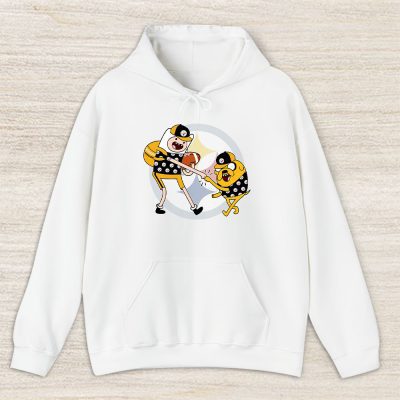 Jake The Dog  Finn X Pittsburgh Steelers Team X Nfl X American Football Unisex Pullover Hoodie TBH1360
