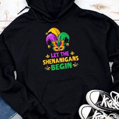 Let The Shenanigans Begin Mardi Gras Lips Kids Men Women Hoodie MHS1006