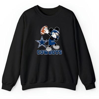 Mickey Mouse X Dabbing Dance X Dallas Cowboys Team X Nfl X American Football Unisex Sweatshirt TBS1376