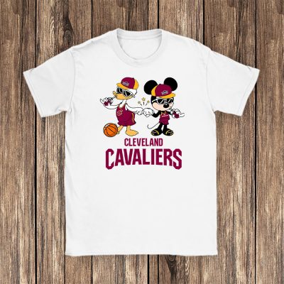 Mickey Mouse X Donald Duck X Cleveland Cavaliers Team X Nba X Basketball Unisex T-Shirt TBT1329