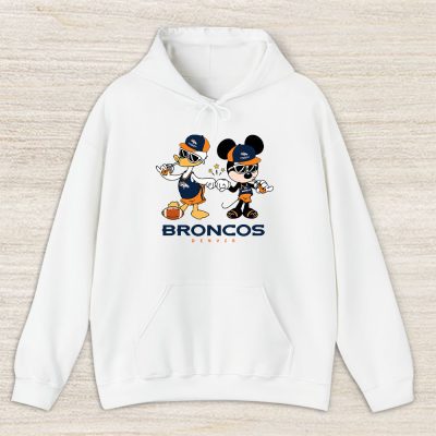 Mickey Mouse X Donald Duck X Denver Broncos Team X Nfl X American Football Unisex Pullover Hoodie TBH1345