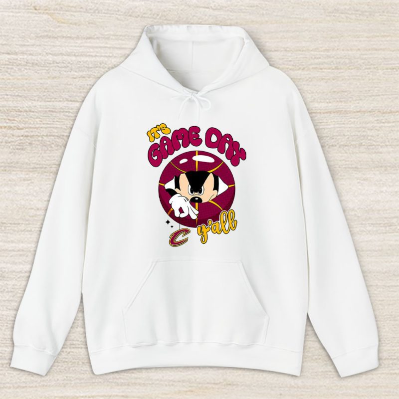 Mickey Mouse X Its Game Day Yall X Cleveland Cavaliers Team Unisex Hoodie TBH1459