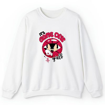 Mickey Mouse X Its Game Day Yall X Houston Rockets Team Unisex Sweatshirt TBS1463