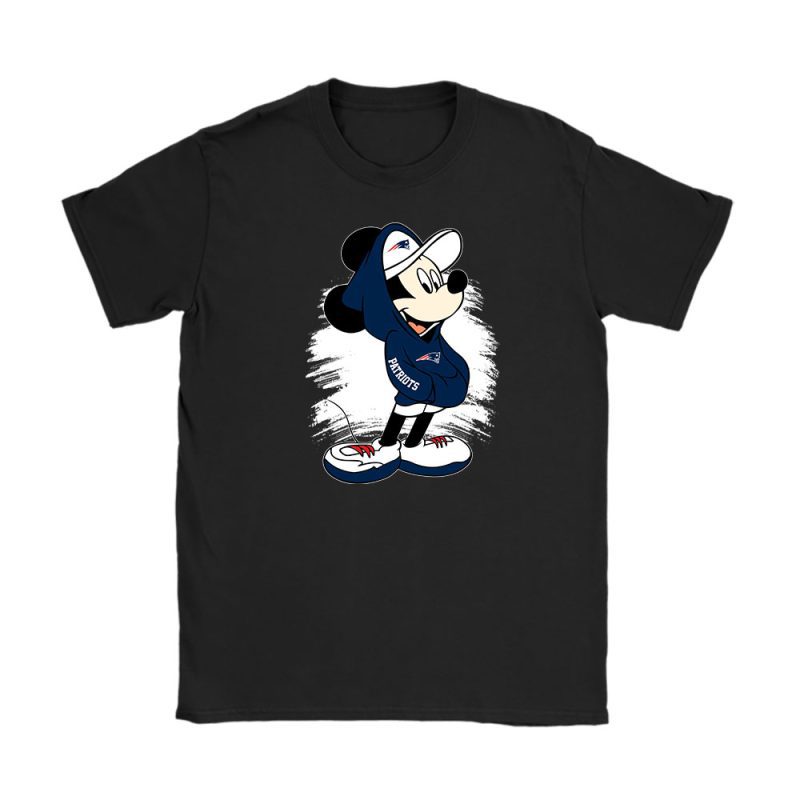 Mickey Mouse x New England Patriots Team x NFL x American Football Unisex T-Shirt For Fan TBT1165