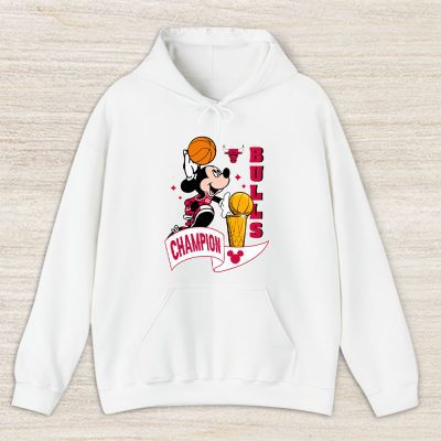 Mickey X Champion Cup X Customized X Chicago Bulls Team Unisex Hoodie TBH1499