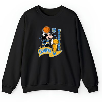 Mickey X Champion Cup X Customized X Golden State Warriors Team Unisex Sweatshirt TBS1497