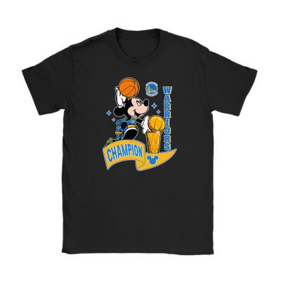 Mickey X Champion Cup X Customized X Golden State Warriors Team Unisex T-Shirt TBT1497