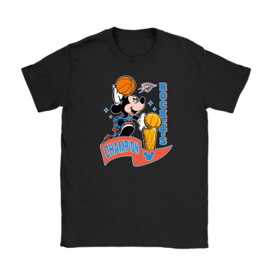 Mickey X Champion Cup X Customized X Oklahoma City Thunder Team Unisex T-Shirt TBT1503