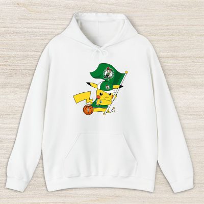 Pikachu X Flag Team X Boston Celtics Team X Nba X Basketball Unisex Pullover Hoodie TBH1401
