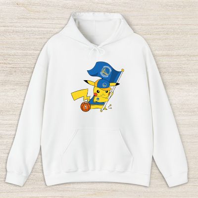 Pikachu X Flag Team X Golden State Warriors Team X Nba X Basketball Unisex Pullover Hoodie TBH1397
