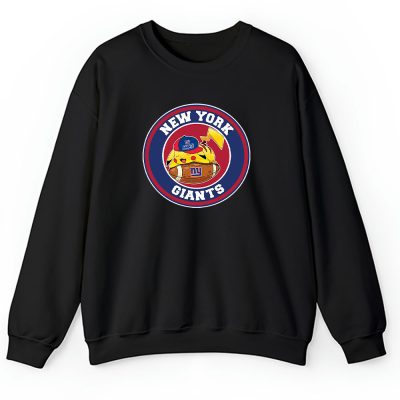 Pikachu X Sleeping X New York Giants Team X NFL X American Football Unisex Sweatshirt TBS1432