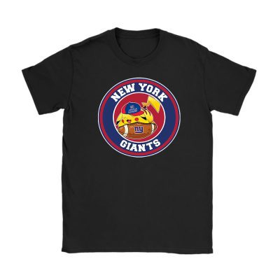 Pikachu X Sleeping X New York Giants Team X Nfl X American Football Unisex T-Shirt TBT1432