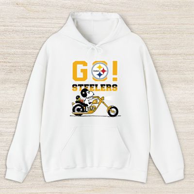 Snoopy X Driver X Pittsburgh Steelers Team X Nfl X American Football Unisex Pullover Hoodie TBH1420