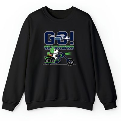 Snoopy X Driver X Seattle Seahawks Team X Nfl X American Football Unisex Sweatshirt TBS1416