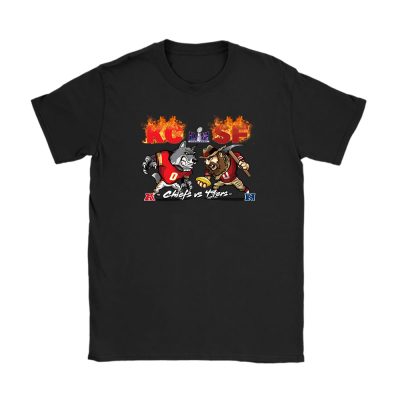 Super Bowl LVIII Football 2024 Kansas City Chiefs x San Francisco 49ers Unisex T-Shirt For Fan TBT1213