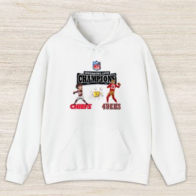 Super Bowl LVIII Football Kansas City Chiefs x San Francisco 49ers Pullover Hoodie For Fan TBH1212