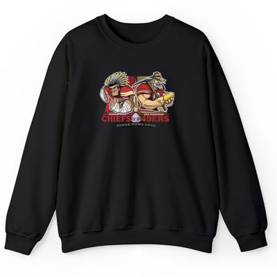 Super Bowl LVIII x NFL x American Football x Champion 2024 x Kansas City Chiefs x San Francisco 49ers Unisex Sweatshirt For Fan TBS1285