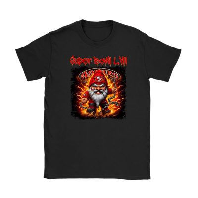 Superbowl LVIII 2024 San Francisco 49ers Fire Unisex T-Shirt For Fan TBT1241