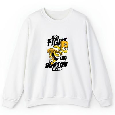 Bart Simpson X Boston Bruins Team X NHL X Hockey Fan Unisex Sweatshirt TAS1245