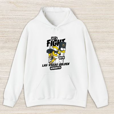 Bart Simpson X Las Vegas Golden Knights Team X NHL X Hockey Fan Unisex Hoodie TAH1272