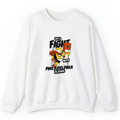 Bart Simpson X Philadelphia Flyers Team X NHL X Hockey Fan Unisex Sweatshirt TAS1260