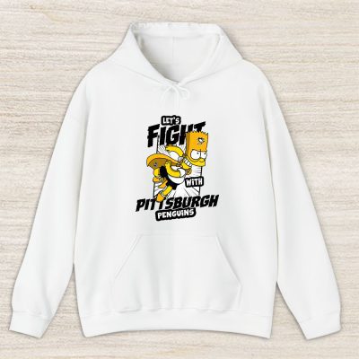 Bart Simpson X Pittsburgh Penguins Team X NHL X Hockey Fan Unisex Hoodie TAH1263