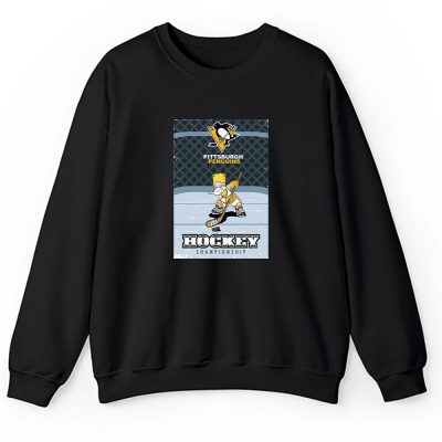 Bart Simpson X Pittsburgh Penguins Team X NHL X Hockey Fan Unisex Sweatshirt TAS1261