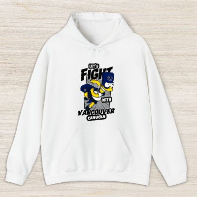 Bart Simpson X Vancouver Canucks Team X NHL X Hockey Fan Unisex Hoodie TAH1269