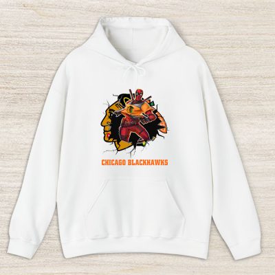 Deadpool NHL Chicago Blackhawks Unisex Hoodie TAH1181