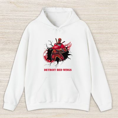 Deadpool NHL Detroit Red Wings Unisex Hoodie TAH1186