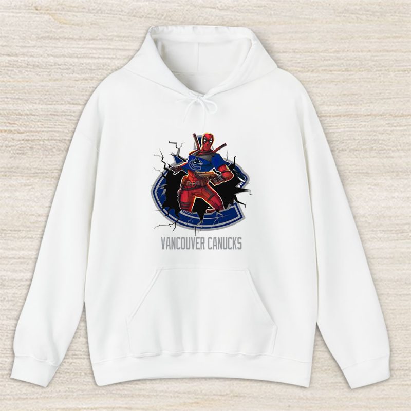 Deadpool NHL Vancouver Canucks Unisex Hoodie TAH1213