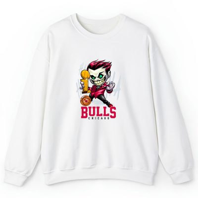 Joker Cartoon With The Champion Cup X Chicago Bulls Team Unisex Sweatshirt TBS1589