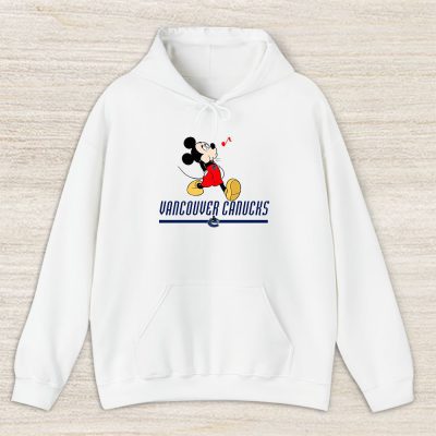 Mickey Mouse X Vancouver Canucks Team X NHL X Hockey Fan Unisex Hoodie TAH1331