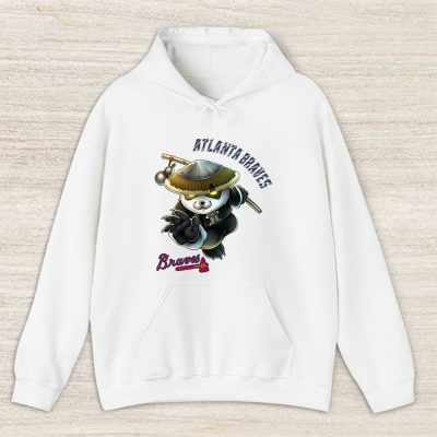 Panda X Po X Atlanta Braves Team X MLB X Baseball Fans Unisex Hoodie TAH1353