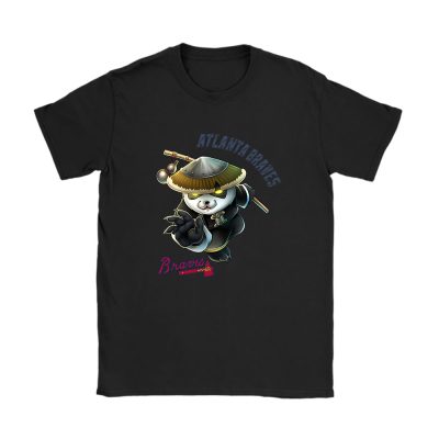 Panda X Po X Atlanta Braves Team X MLB X Baseball Fans Unisex T-Shirt TAT1353