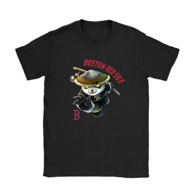 Panda X Po X Boston Red Sox Team X MLB X Baseball Fans Unisex T-Shirt TAT1354