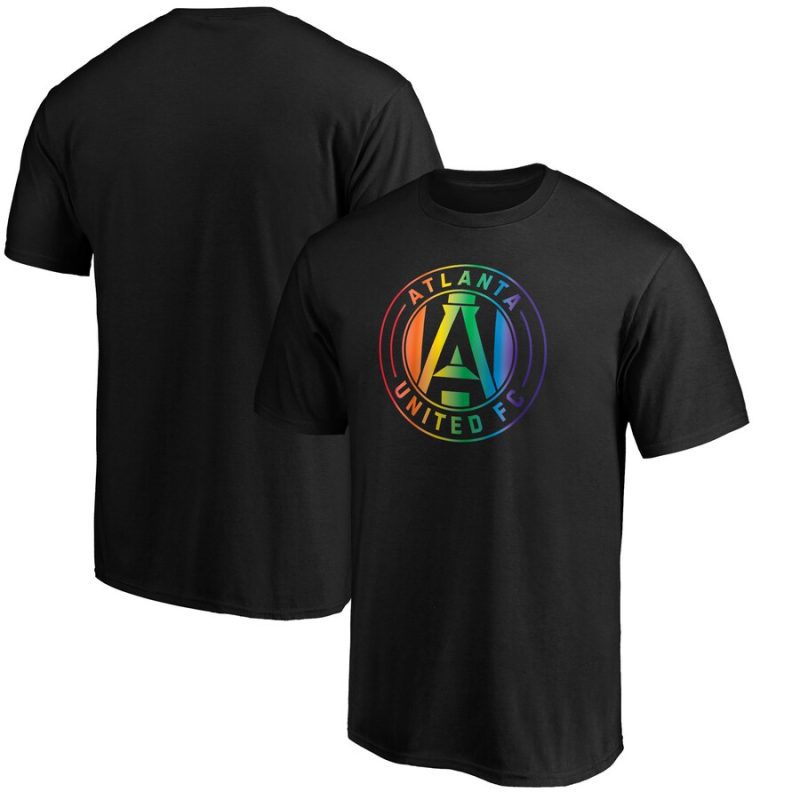 Atlanta United FC Pride Logo Unisex T-Shirt - Black