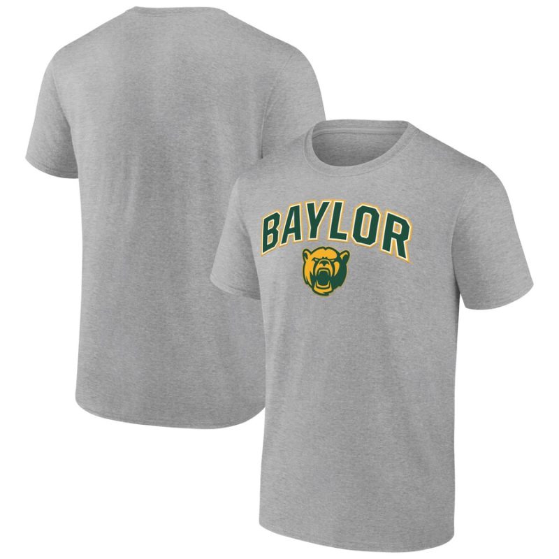 Baylor Bears Campus Unisex T-Shirt Heather Gray