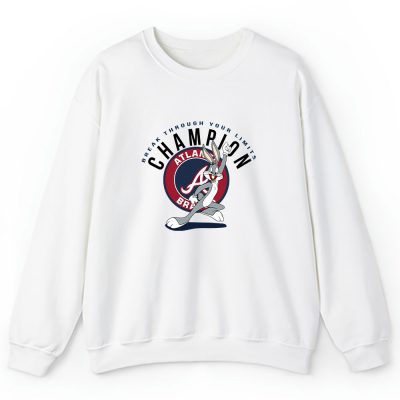 Bug Bunny X Atlanta Braves Team X MLB X Baseball Fans Unisex Sweatshirt TAS2088
