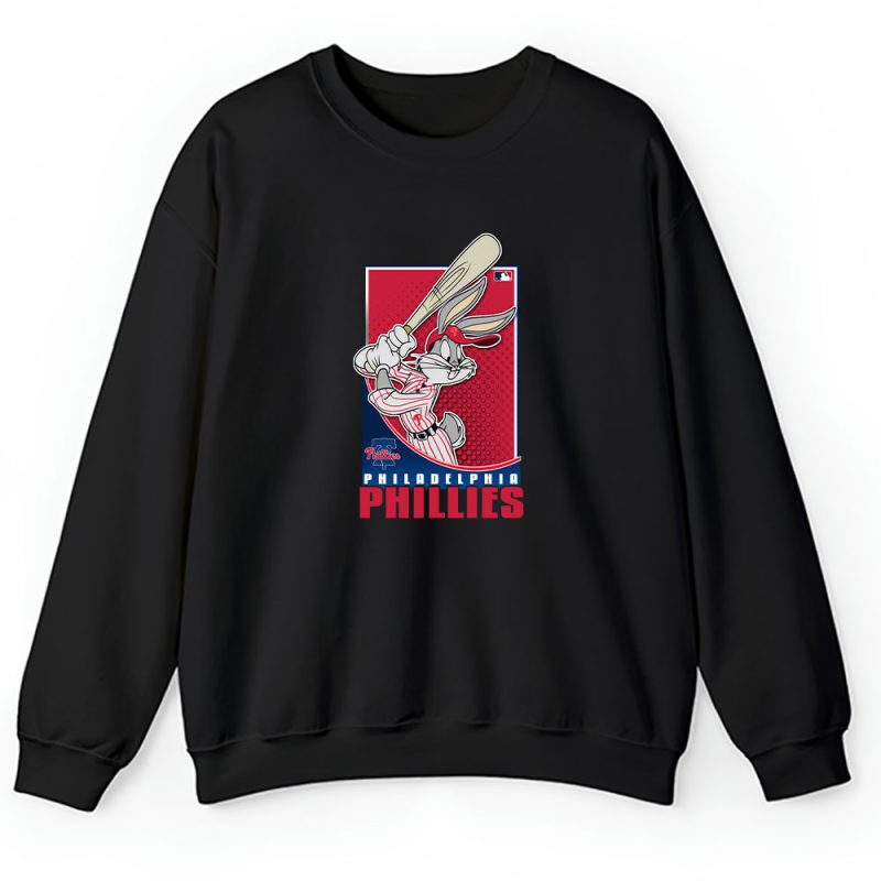Bug Bunny X Philadelphia Phillies Team X MLB X Baseball Fans Unisex Sweatshirt TAS2099