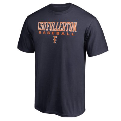 Cal State Fullerton Titans True Sport Baseball Unisex T-Shirt - Navy