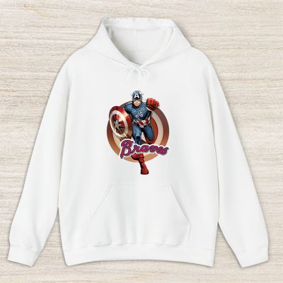 Captain America MLB Atlanta Braves Unisex Hoodie TAH1683
